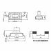Mikrotaster, SPST-NO, 2 Positionen, SMD, 3 x 6 x 2,5 mm, 12 V, 50 mA, -30..85 °C, TACT Schalter