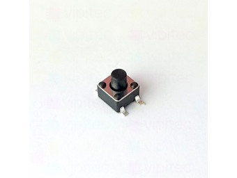 Mikrotaster, SPST-NO, 2 Positionen, SMD, 4,5 x 4,5 x 5 mm, 12 V, 50 mA, -20..70 °C, TACT Schalter