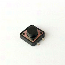 Mikrotaster, SPST-NO, 2 Positionen, SMD, 12 x 12 x 6 mm, 12 V, 50 mA, -25..70 °C, TACT Schalter