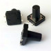 Mikrotaster, SPST-NO, 2 Positionen, SMD, 12 x 12 x 14 mm, 12 V, 50 mA, -25..70 °C, TACT Schalter