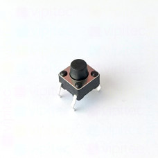 Mikrotaster, SPST-NO, 2 Positionen, THT, 6 x 6 x 6 mm, 12 V, 50 mA, -25..70 °C, TACT Schalter