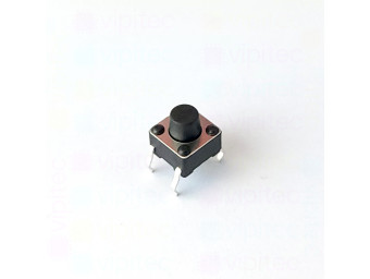 Mikrotaster, SPST-NO, 2 Positionen, THT, 6 x 6 x 6 mm, 12 V, 50 mA, -25..70 °C, TACT Schalter