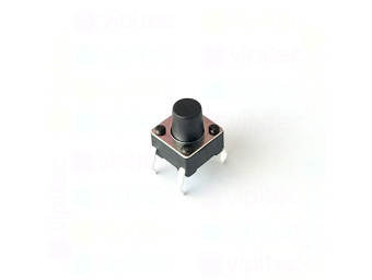 Mikrotaster, SPST-NO, 2 Positionen, THT, 6 x 6 x 7 mm, 12 V, 50 mA, -25..70 °C, TACT Schalter