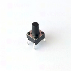 Mikrotaster, SPST-NO, 2 Positionen, THT, 6 x 6 x 9 mm, 12 V, 50 mA, -25..70 °C, TACT Schalter