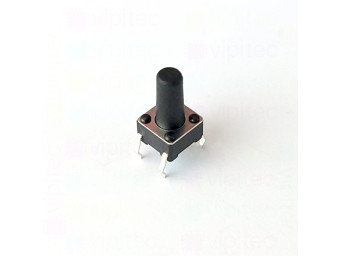 Mikrotaster, SPST-NO, 2 Positionen, THT, 6 x 6 x 11 mm, 12 V, 50 mA, -25..70 °C, TACT Schalter