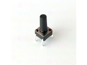 Mikrotaster, SPST-NO, 2 Positionen, THT, 6 x 6 x 12 mm, 12 V, 50 mA, -25..70 °C, TACT Schalter