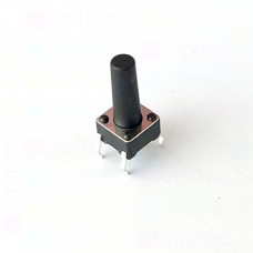 Mikrotaster, SPST-NO, 2 Positionen, THT, 6 x 6 x 13 mm, 12 V, 50 mA, -25..70 °C, TACT Schalter