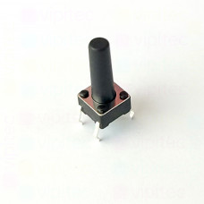 Mikrotaster, SPST-NO, 2 Positionen, THT, 6 x 6 x 14 mm, 12 V, 50 mA, -25..70 °C, TACT Schalter