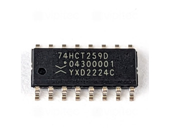 74HCT259, Adressierbares 8-Bit Latch, SMD, SO-16, 5V High-Speed CMOS, -40..125 °C